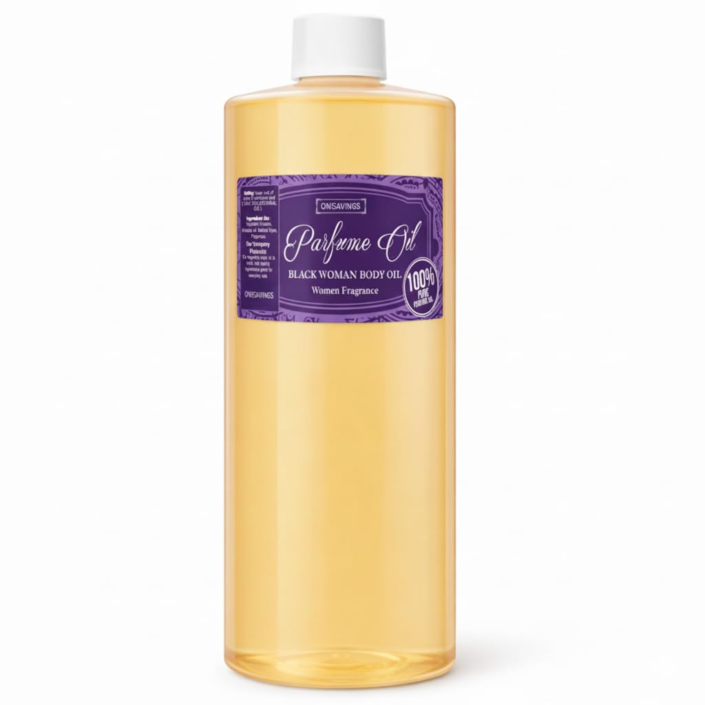 Black Woman Uncut Scented Body Oil For Women