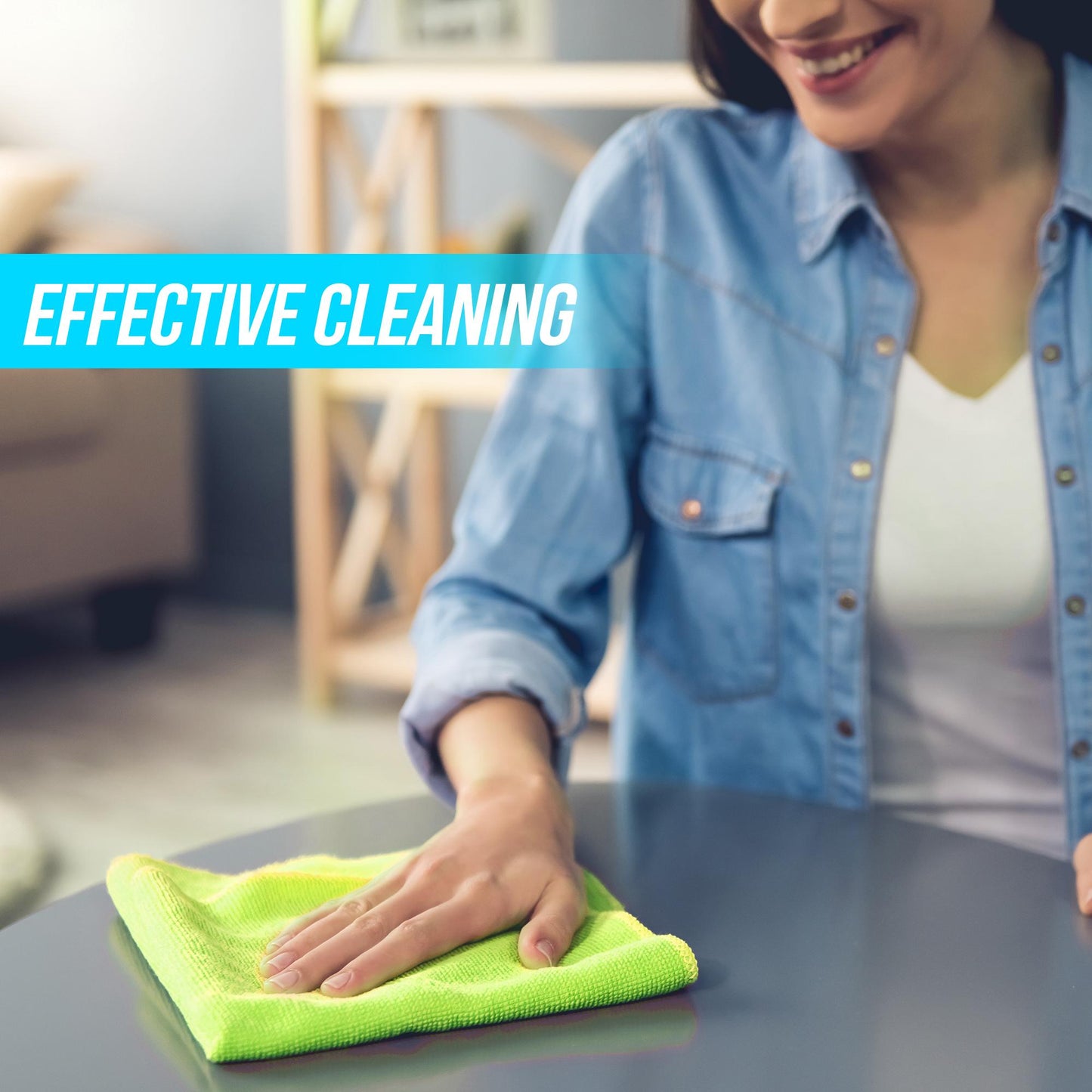 Romeriza Microfiber Cleaning Cloths Reusable Set