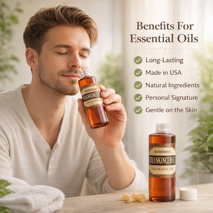 Frankincense Long Lasting Fragrance Oil Men Women