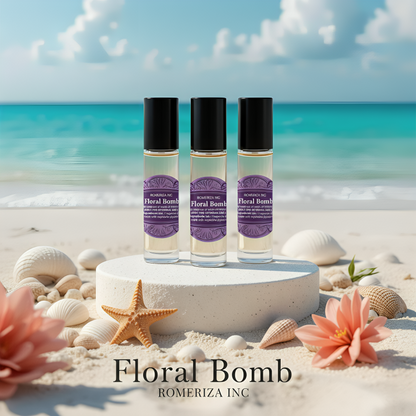 Romeriza Women's Floral Bomb Roll On Oil