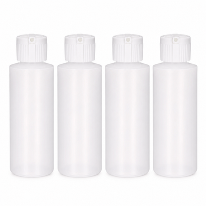 2 Oz Premium Leakproof Refillable Plastic BPA, BPF-Free Bottles