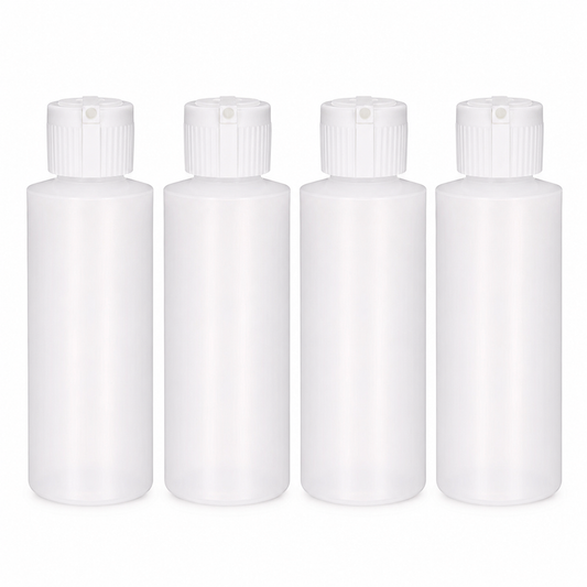 2 Oz Premium Leakproof Refillable Plastic BPA, BPF-Free Bottles