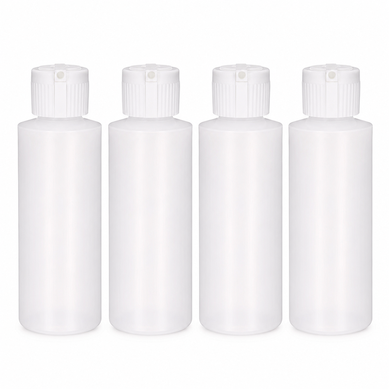 1 Oz Premium Refillable Mini Plastic Bottles With Airtight Caps BPA-Free.