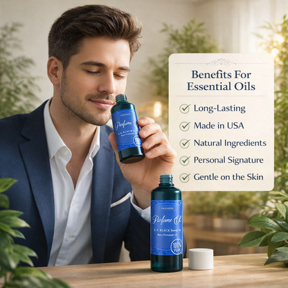 KC Black Long Lasting Men Fragrance Oil