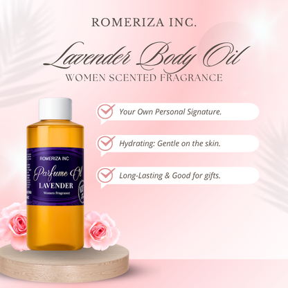 Lavender Long Lasting Women Perfume Body Oil