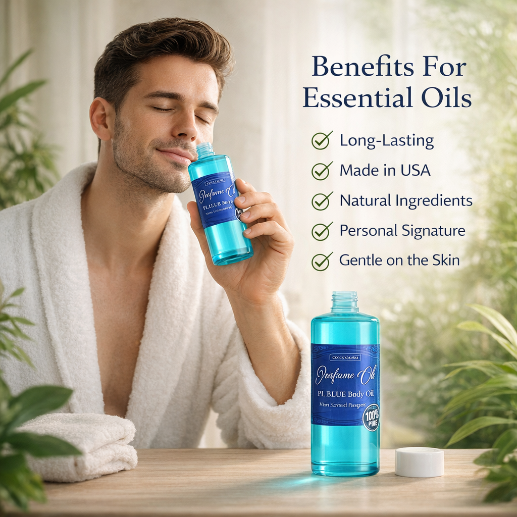 PL Blue Long Lasting Men Fragrance Oil