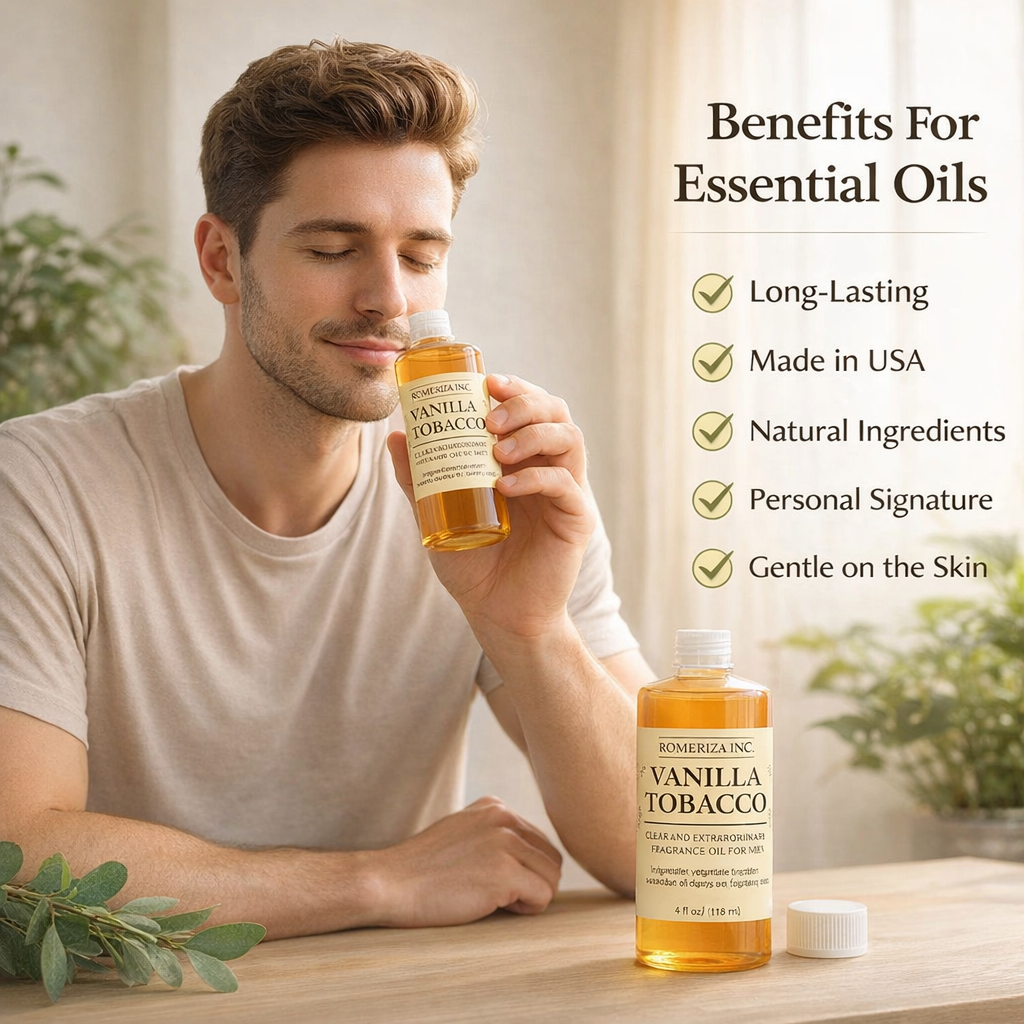 ROMERIZA INC Vanilla Tobacco Fragrance Oil Men