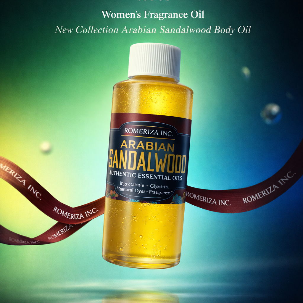 Arabian Sandalwood Perfume Body Oil Woody Aroma
