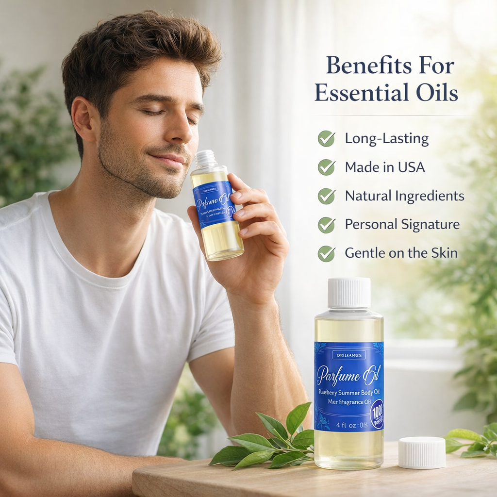 Blueberry Summer Long Lasting Men Perfume Body Oil