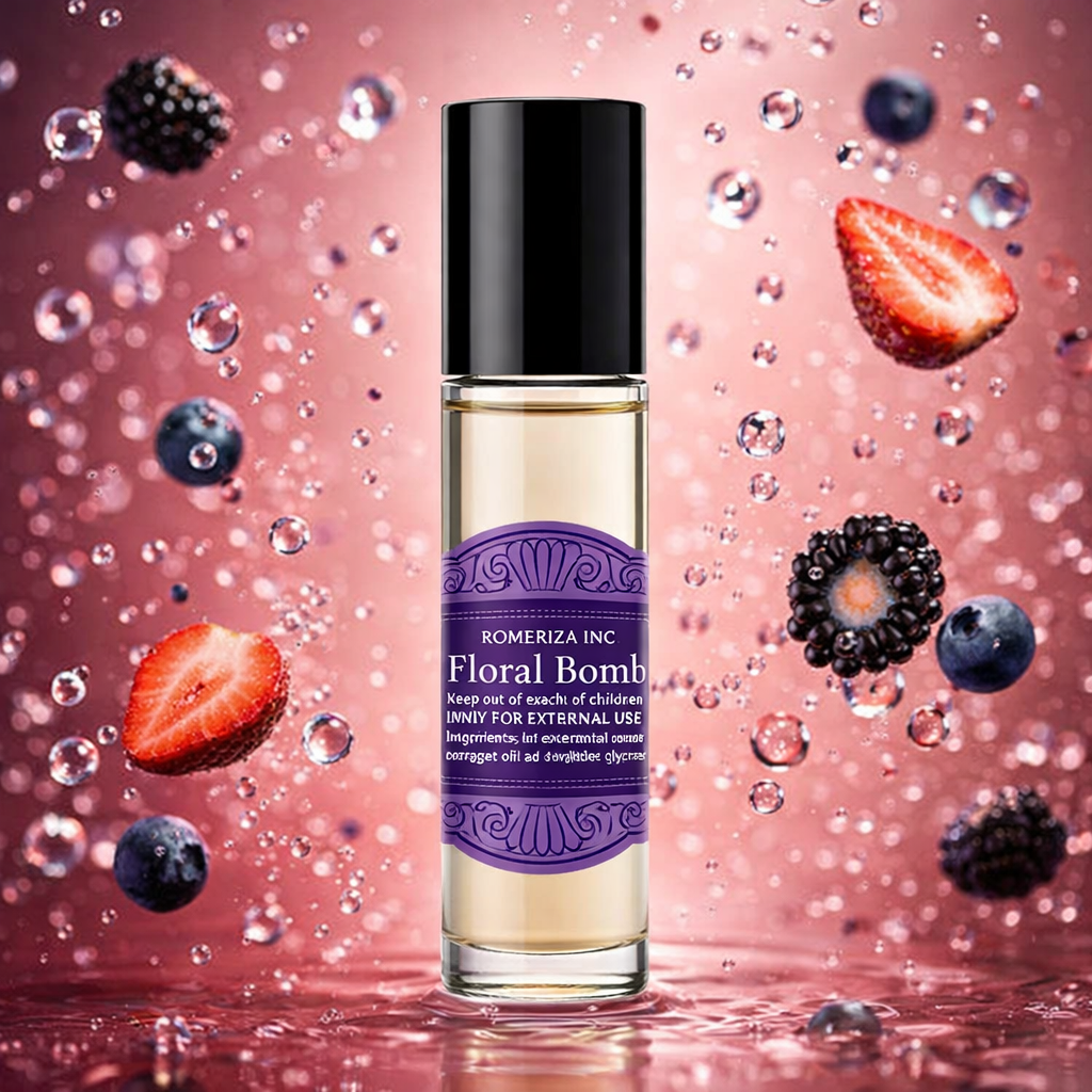 Romeriza Women's Floral Bomb Roll On Oil