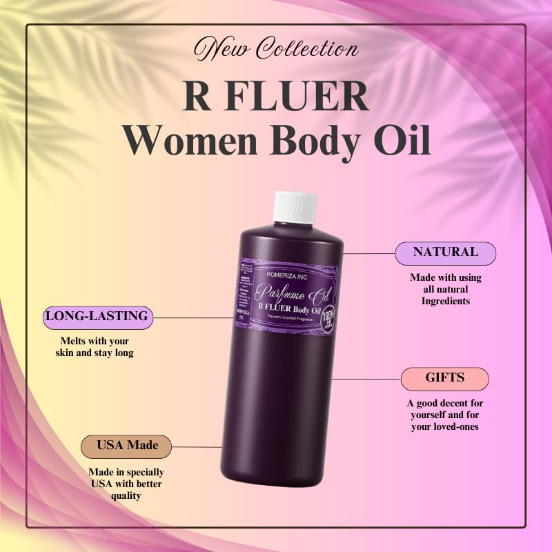 R FLUER Long Lasting Women Perfume Body Oil