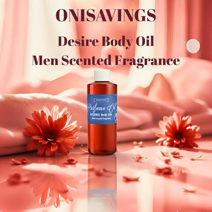 Desire Men Body Oil Fragrance Natural Scent