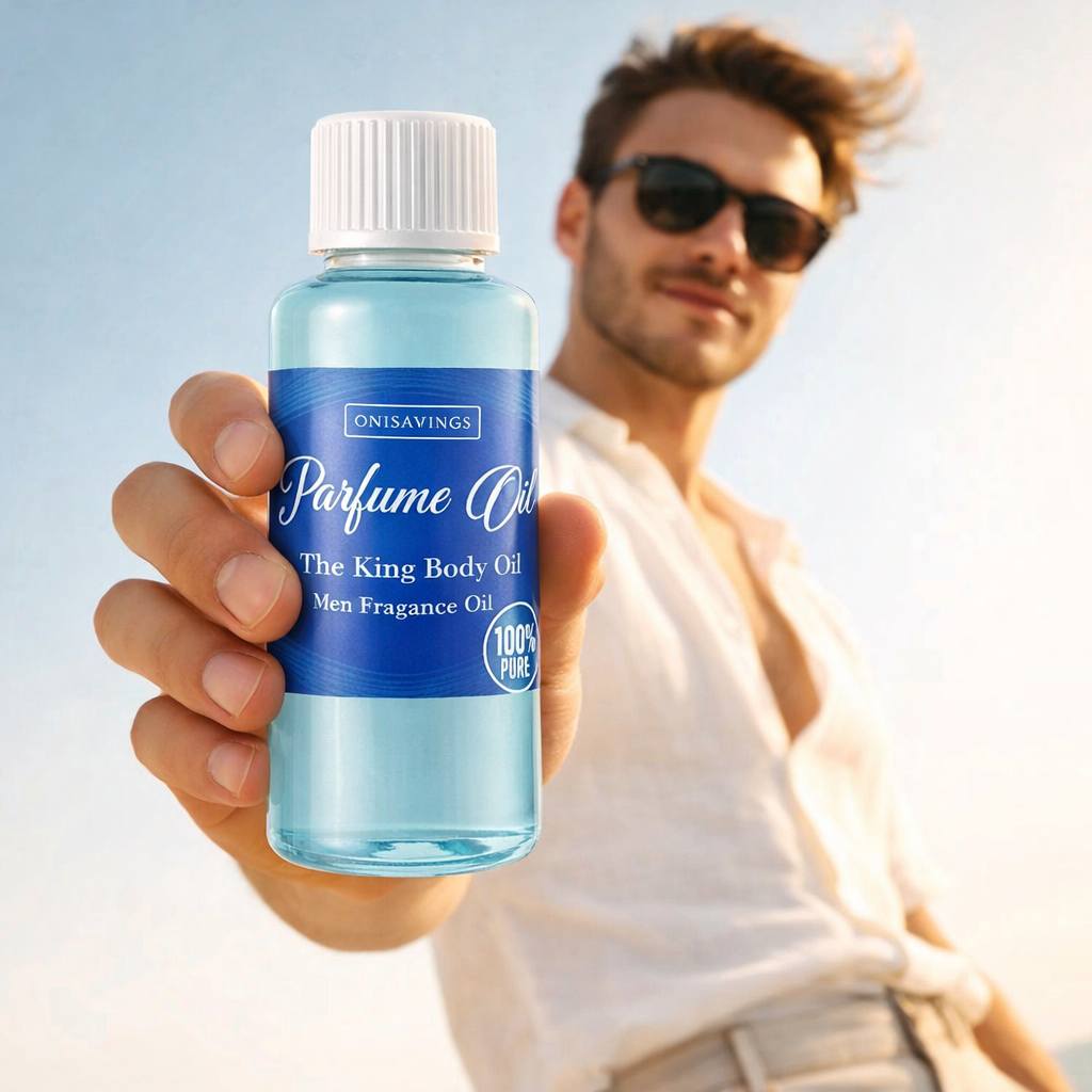 The King Premium Men Perfume Body Oil Natural