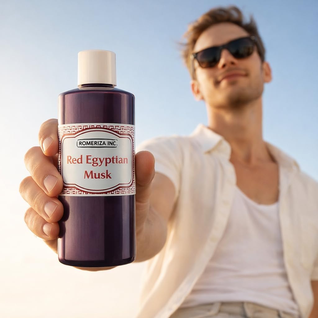 Red Egyptian Musk Clean Woodsy Fragrance Oil Men Women