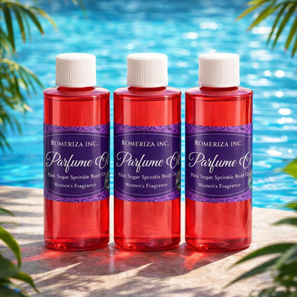 ROMERIZA Pink Sugar Scented Body Oil Our Interpretation