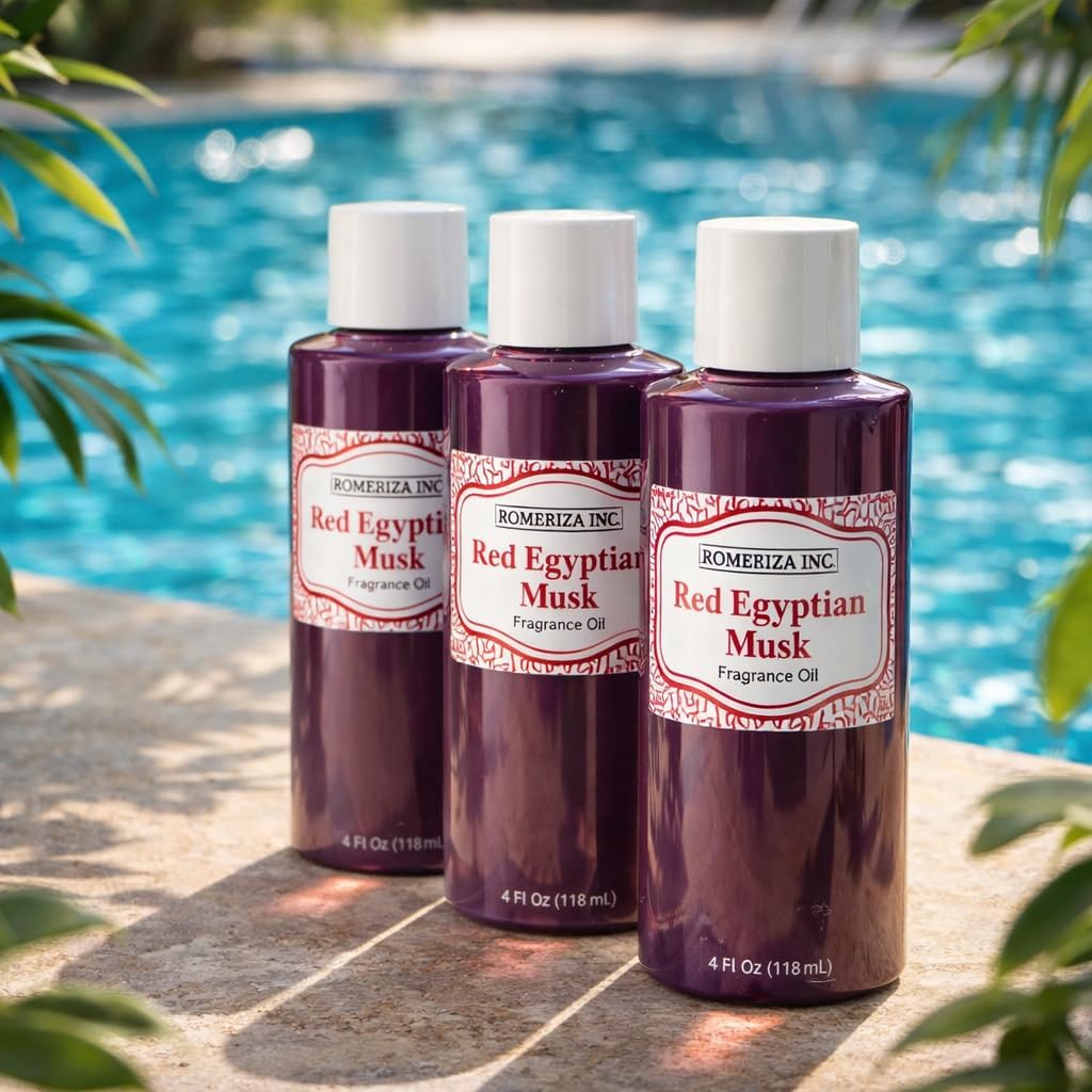 Red Egyptian Musk Clean Woodsy Fragrance Oil Men Women