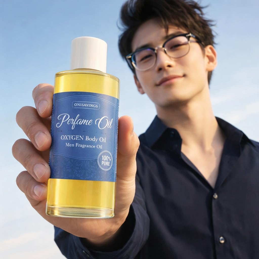 OXYGEN Yellow Long Lasting Men Perfume Body Oil