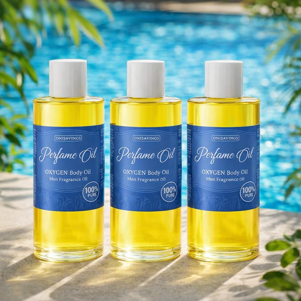 OXYGEN Yellow Long Lasting Men Perfume Body Oil