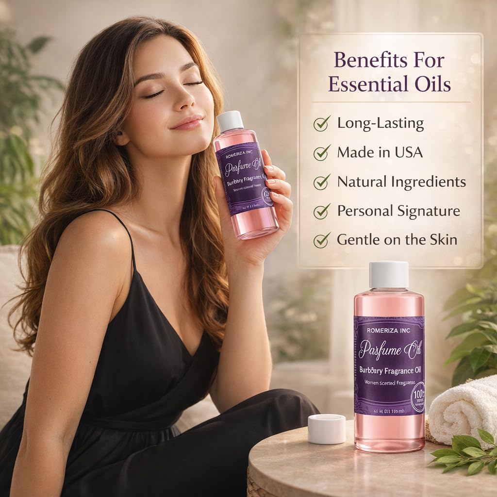 Burb3rry Long Lasting Women Scented Body Oil