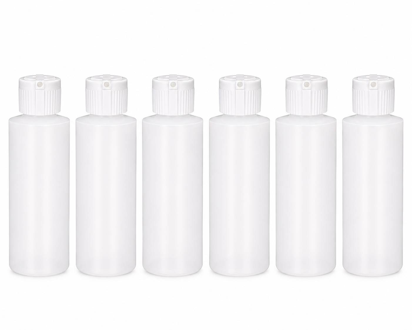 2 Oz Premium Leakproof Refillable Plastic BPA, BPF-Free Bottles