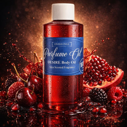 Desire Men Body Oil Fragrance Natural Scent