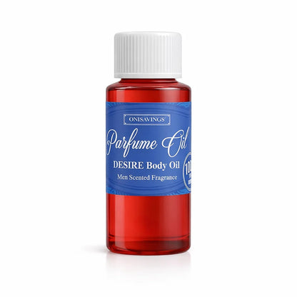 Desire Men Body Oil Fragrance Natural Scent