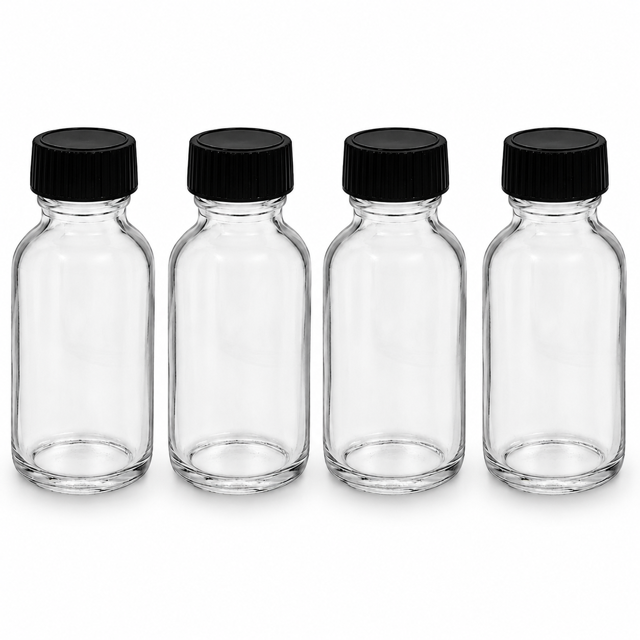 Elegant Glass Fragrance Bottles Set
