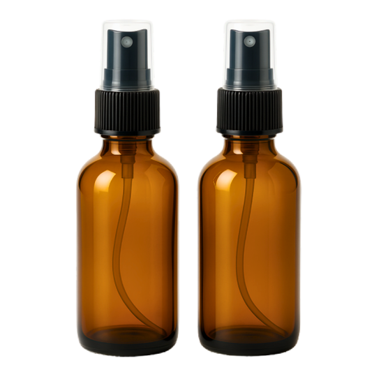 2 oz Refillable Amber Spray Bottle Perfume Fragrance Use