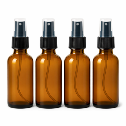 2 oz Refillable Amber Spray Bottle Perfume Fragrance Use