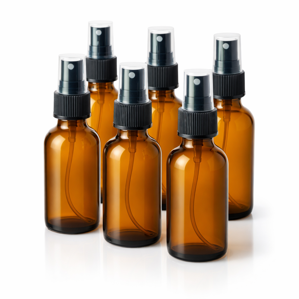 2 oz Refillable Amber Spray Bottle Perfume Fragrance Use