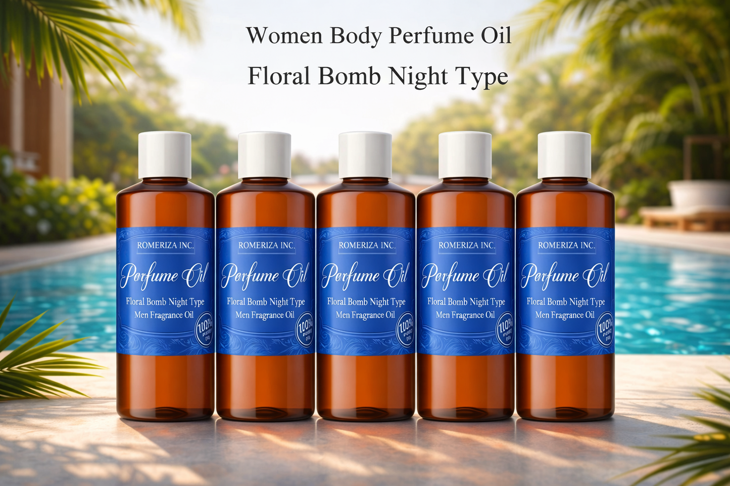 Floral Bomb Night Long Lasting Perfume Oil Men