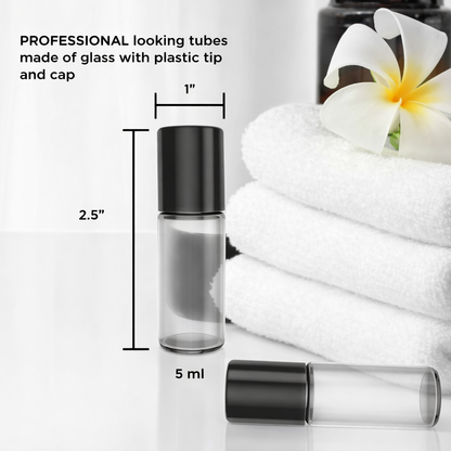 Travel Size Roll On Bottles For Essential Oils And Perfume