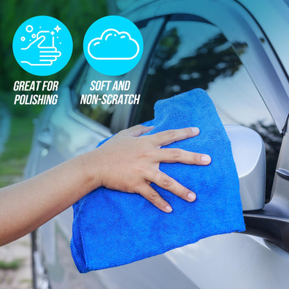Romeriza Microfiber Cleaning Cloths Reusable Set