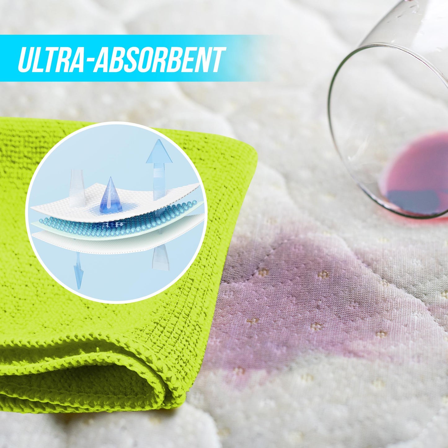Romeriza Microfiber Cleaning Cloths Reusable Set