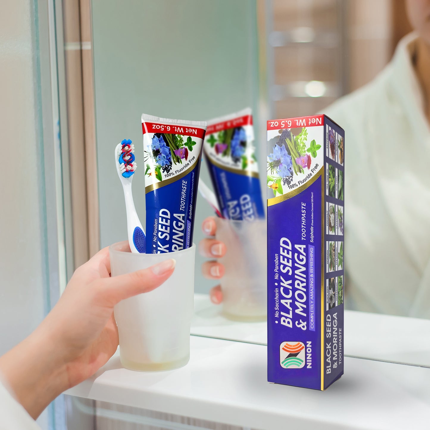 Ninon Deep Cleansing Charcoal Herbal Toothpaste