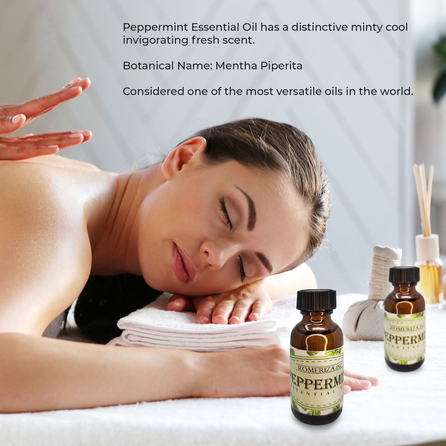 Romeriza Peppermint Fragrance Oil For Diffuser Candles